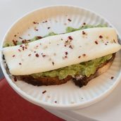 White Omelette Toast