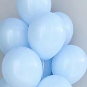Blue balloons 50 pcs