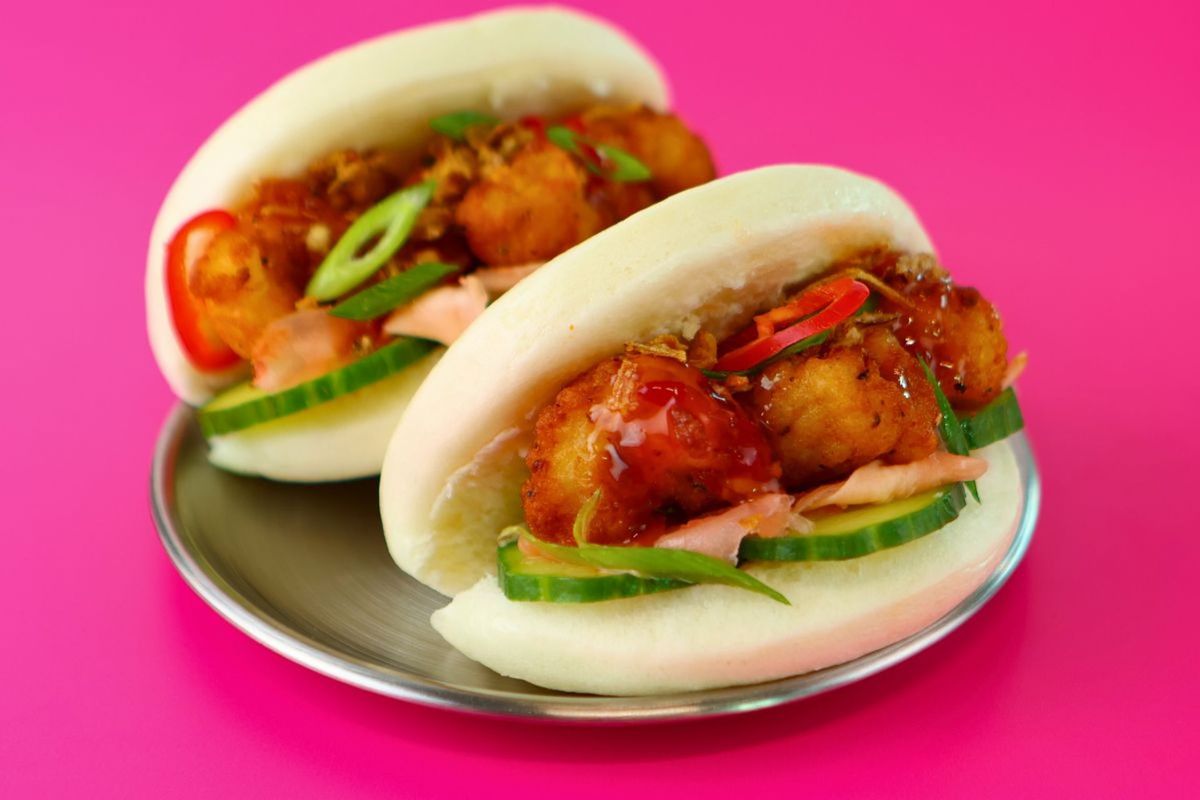 Squid Bao Sando