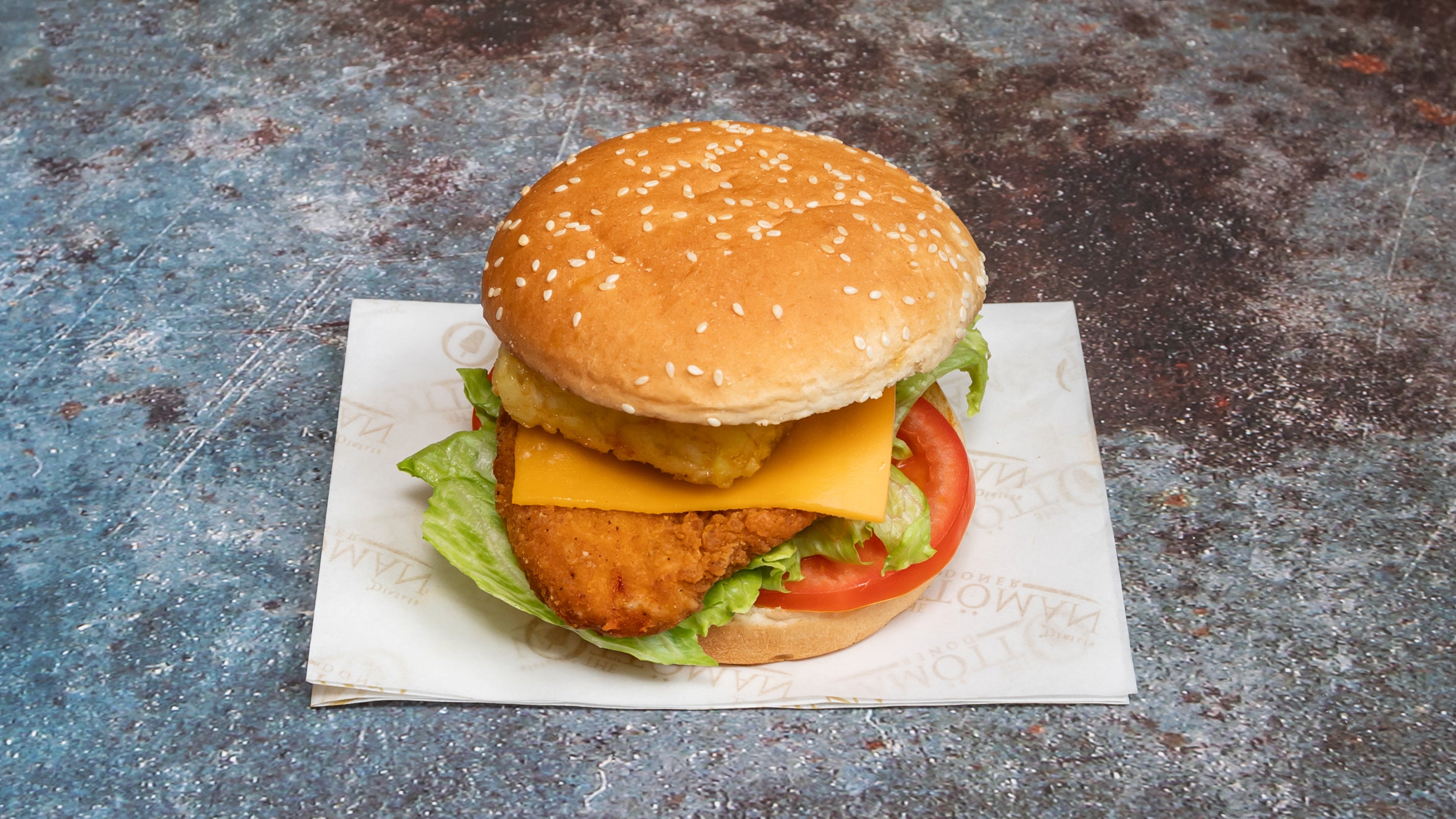 Chicken Tower Burger