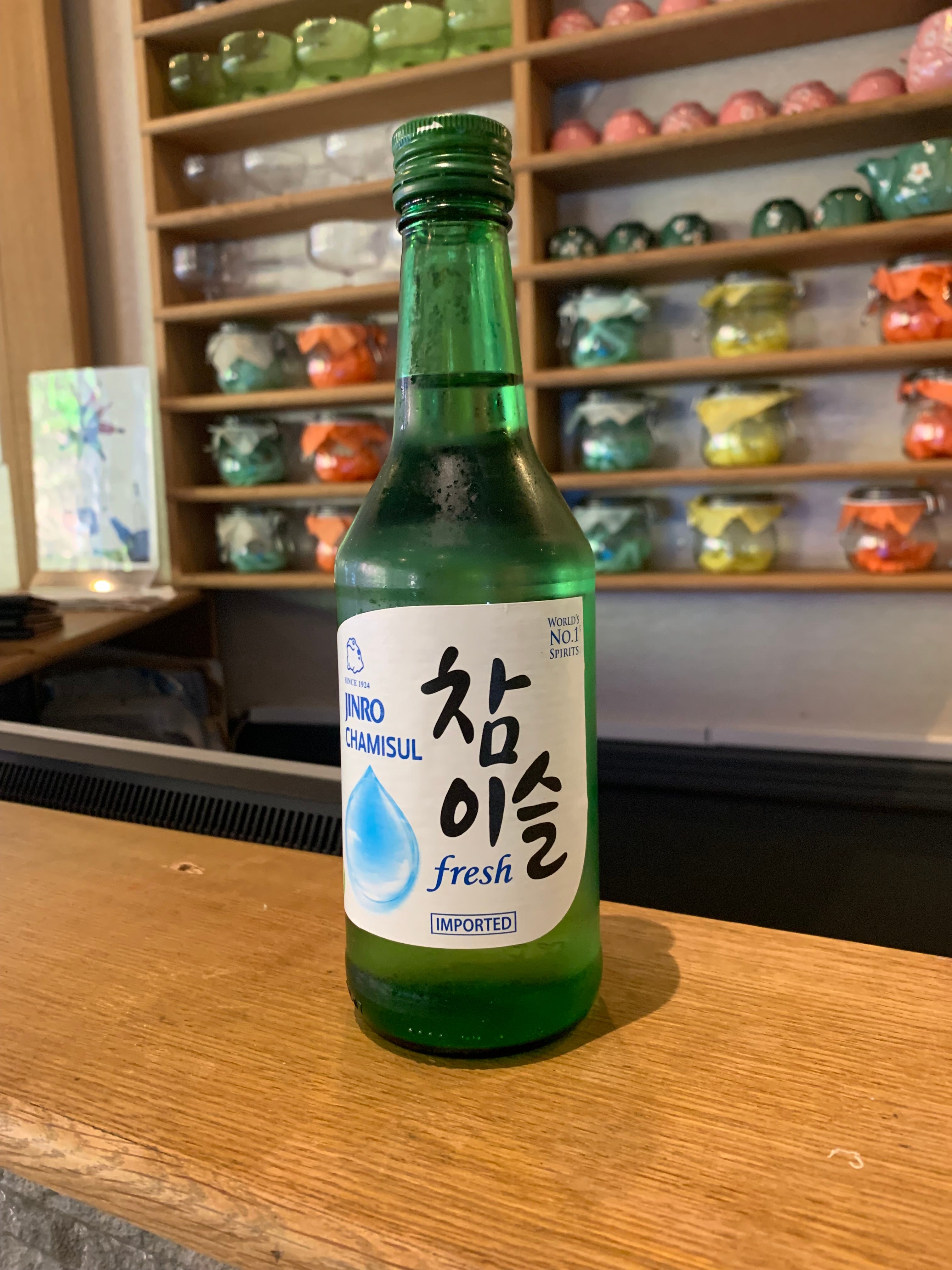 Soju (Korean Distilled Liquor/350ml Bottle)