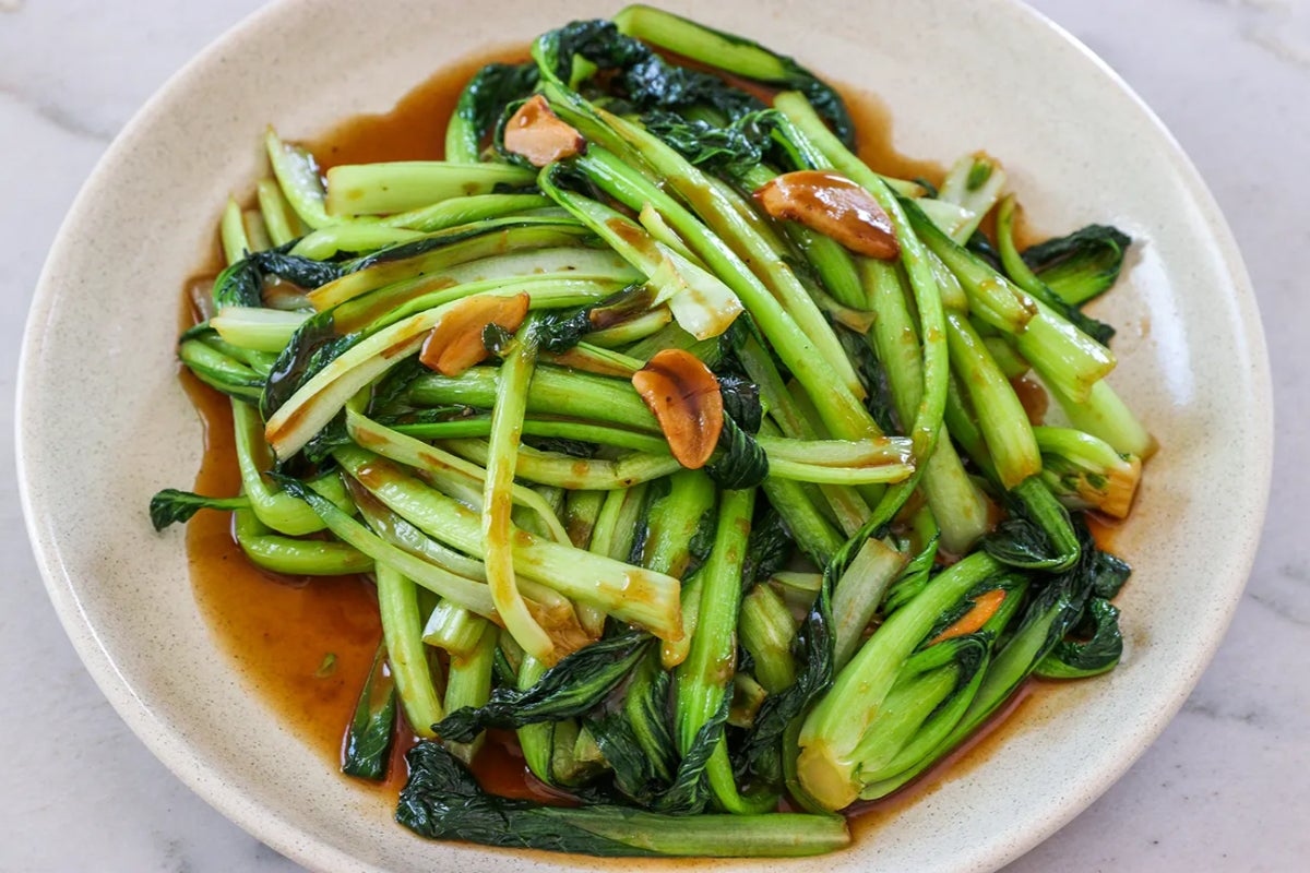 Stir Fried Pak Choi with Garlic 蒜蓉小白菜 #108