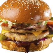 Grill Burger Double Chicken