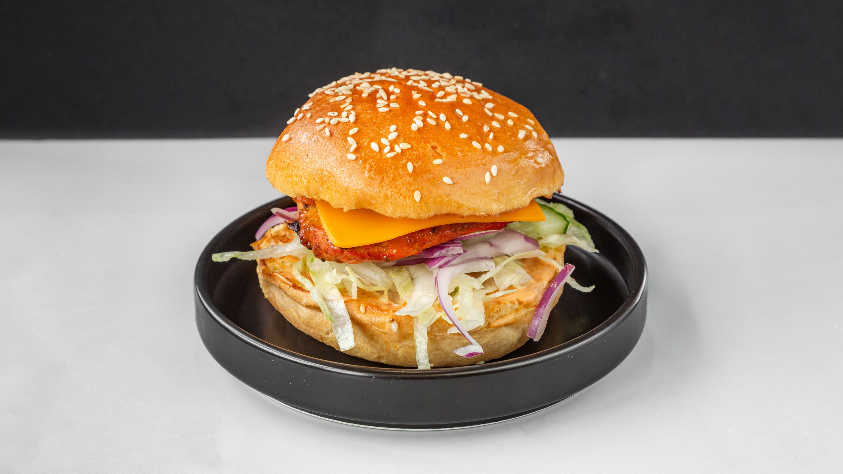 Chicken Fried Strips Burger