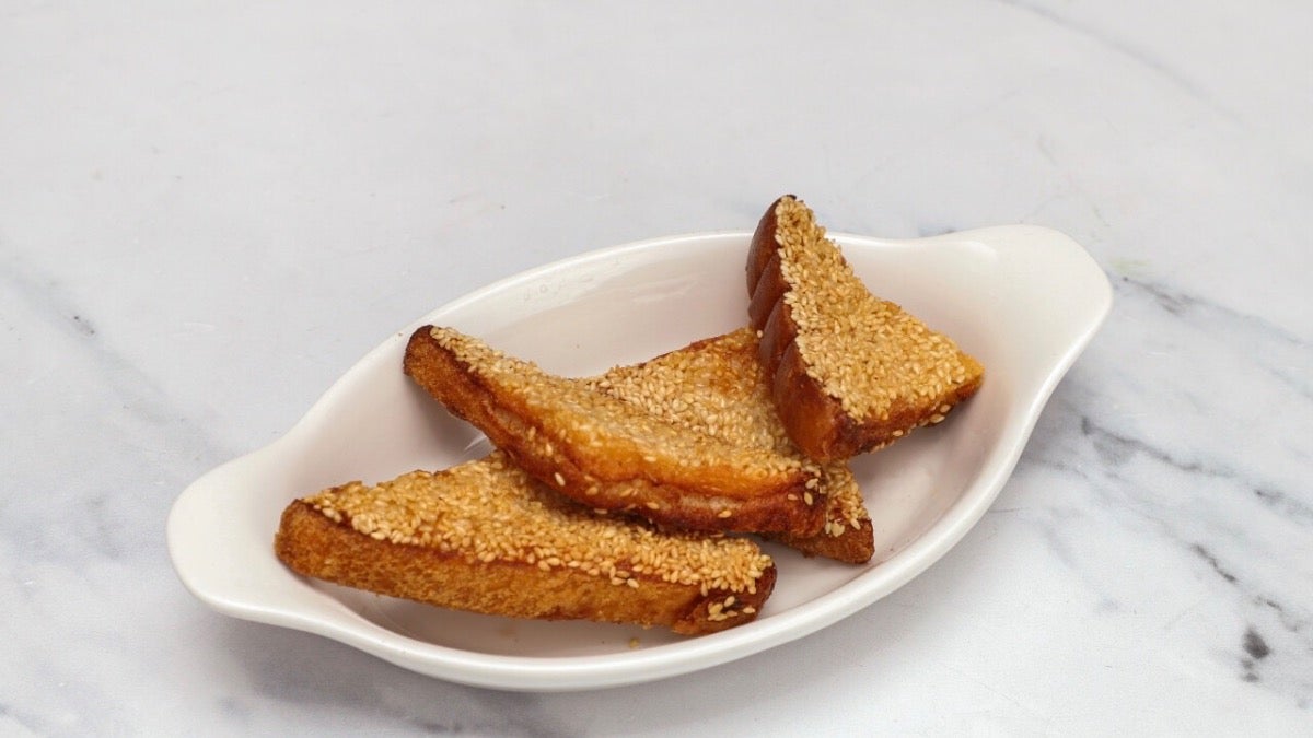 Sesame Prawn on Toast