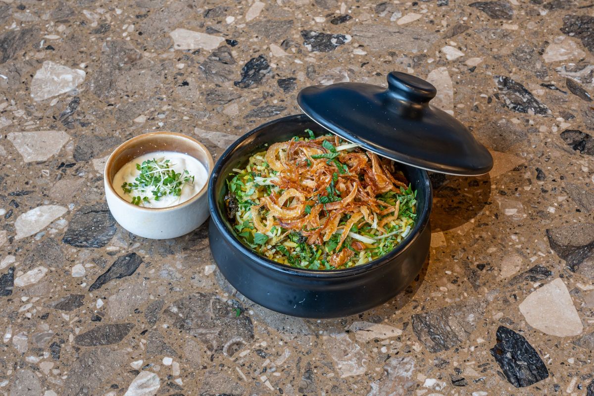 Wild Mushroom Biryani 