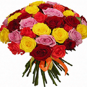 32 Mix Color Rose Bouquet - Ss-74