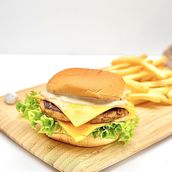 Grilled chicken burger