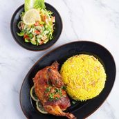 Grilled Chicken with Rice