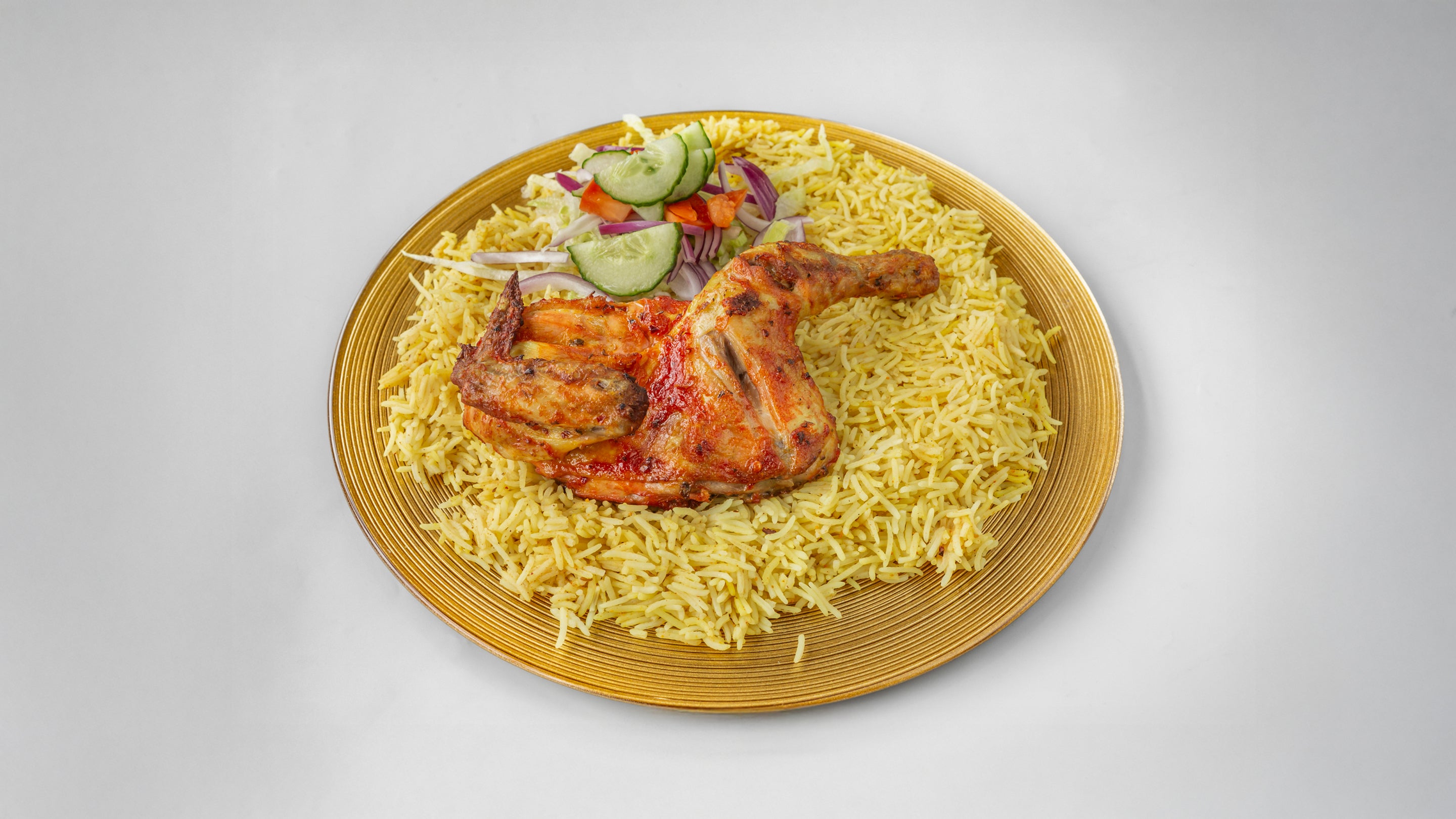 Flame-Grilled Peri-Peri Half Chicken with Rice