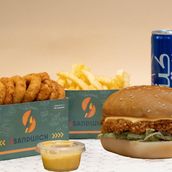 Chicken Slider Meal with Onion Rings