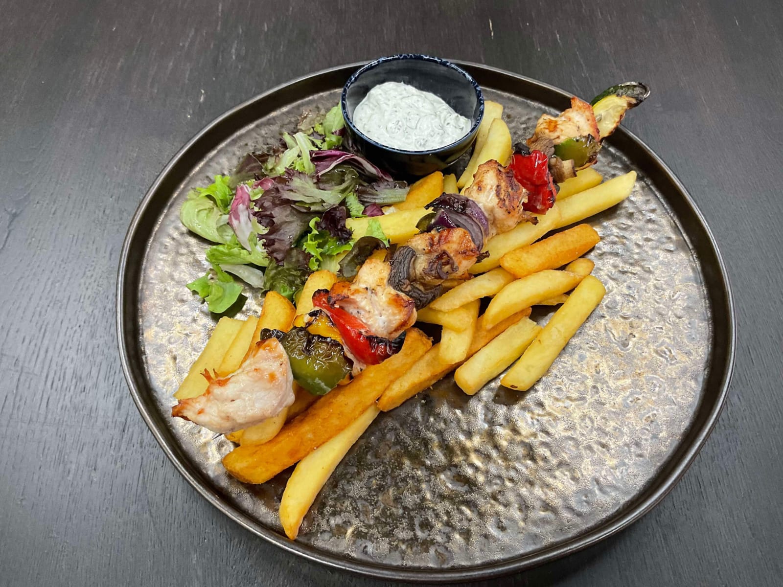 Grilled Chicken Skewers / Frigărui De Pui