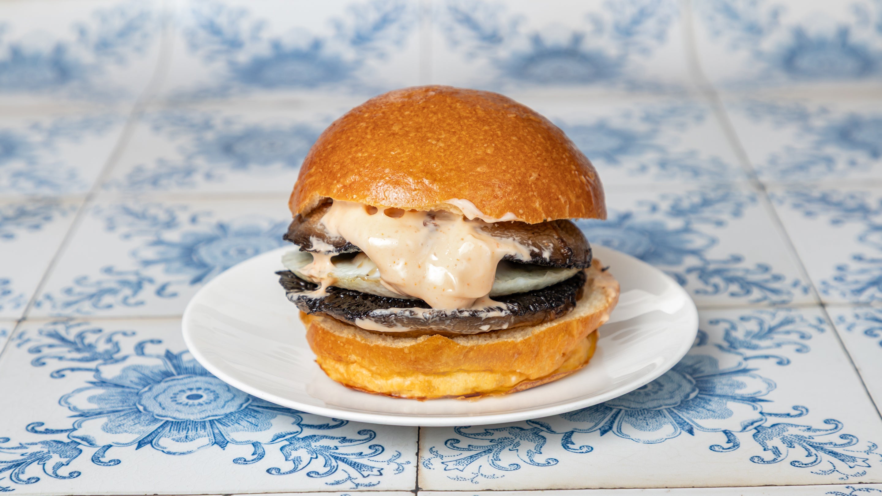 Baked Field Mushroom Roll