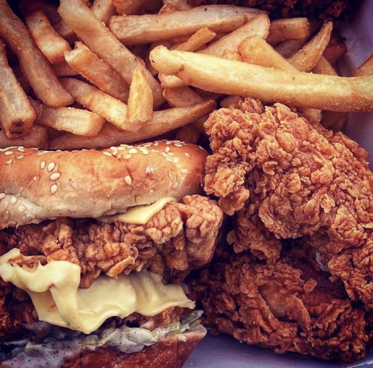 Chicken Steak Burger