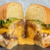 Beef Stuffed burger 