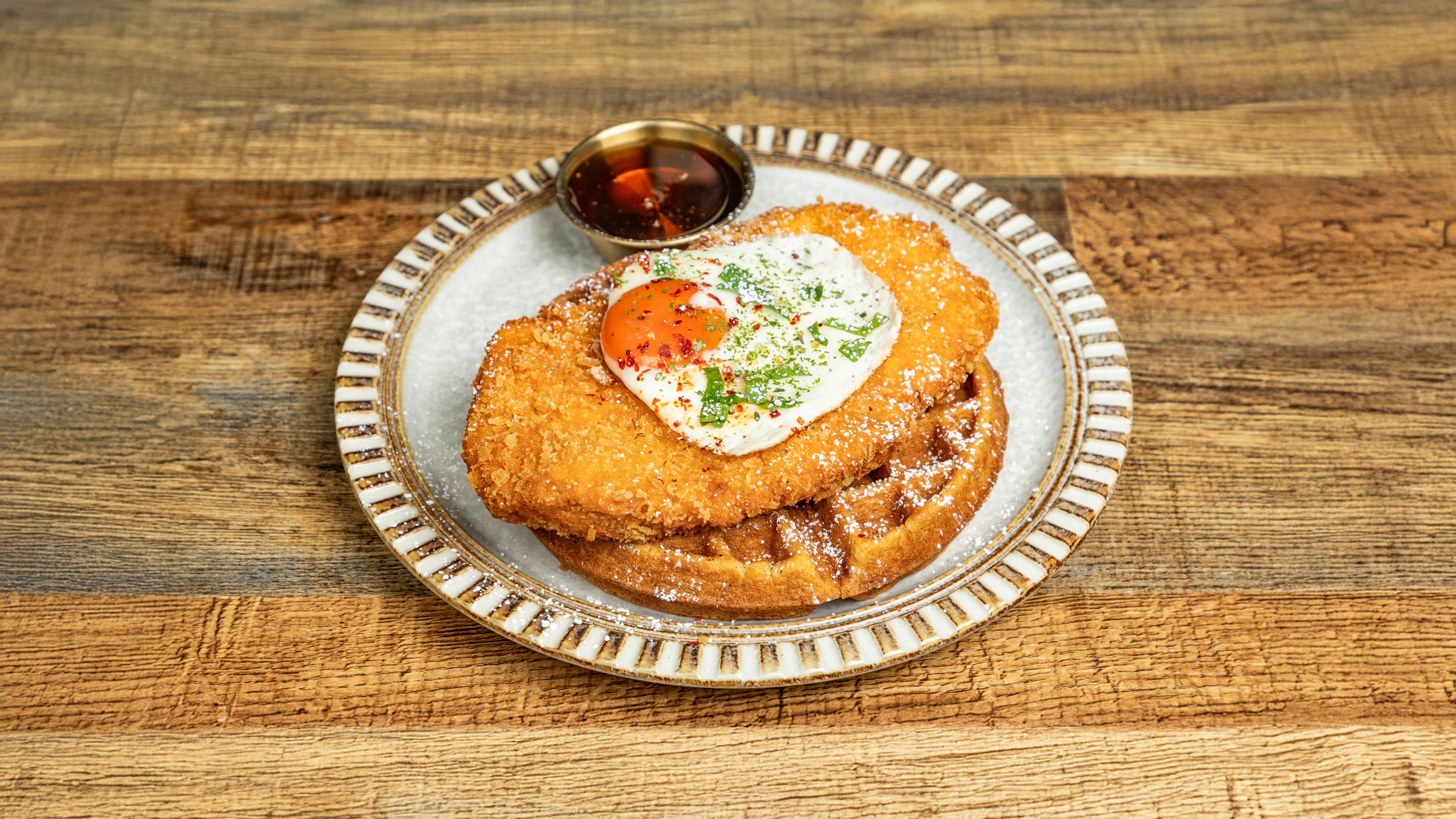 Chicken and waffle