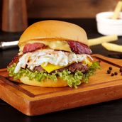 Juicy Lucy Beef Burger