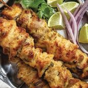 CHICKEN RESHMI KABAB dish single