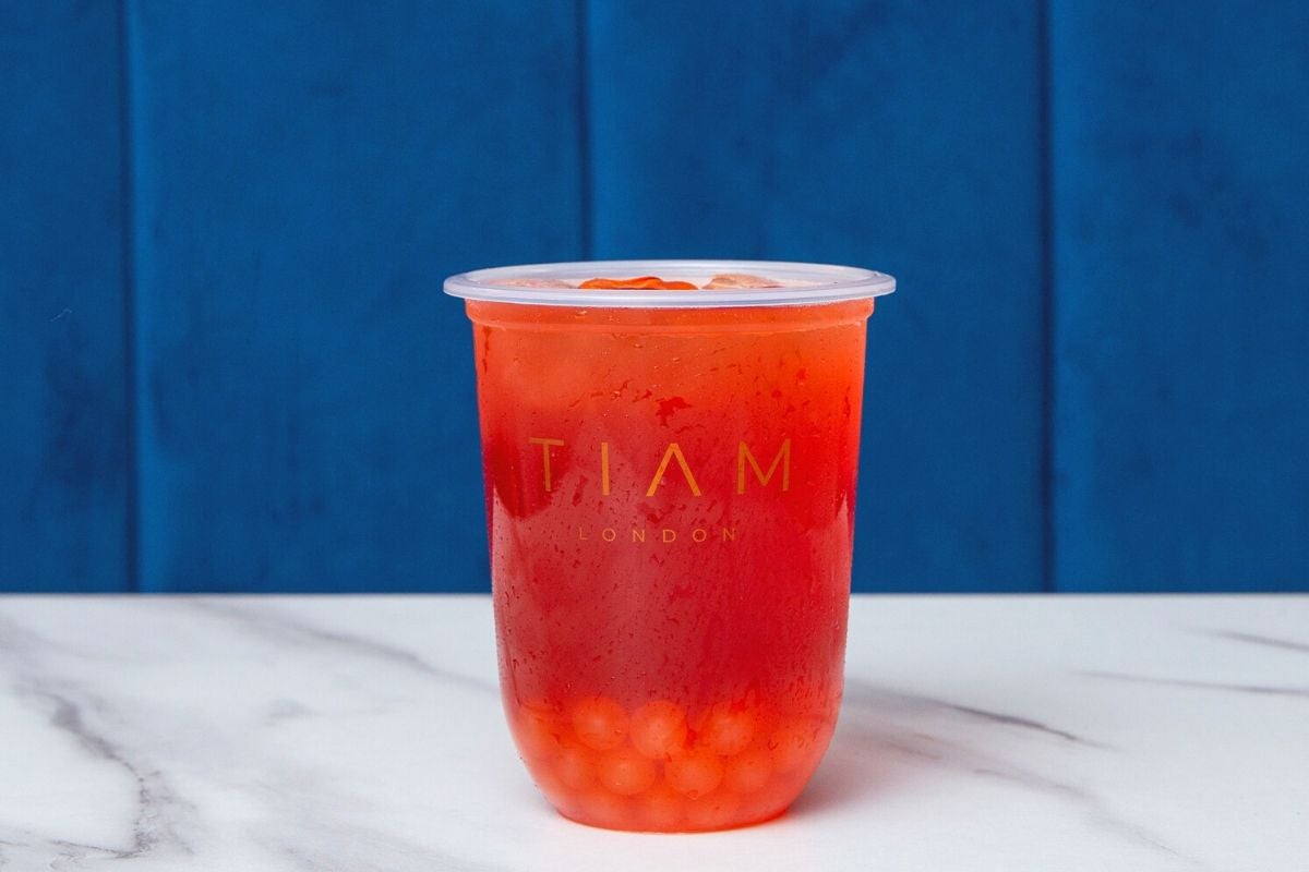 Peach and Raspberry