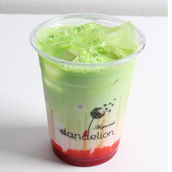 Matcha Rose Latte
