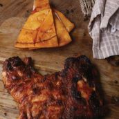 Grilled Charcoal Chicken Half