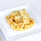Krispy And Wasabi Creamy Prawns