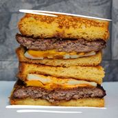 Burger And Egg Sandwich
