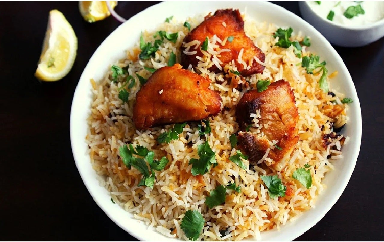 Fish Tikka Biryani