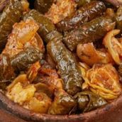 Vine Leaves Casserole With Knuckles