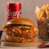 Spicy Chicken Burger Meal