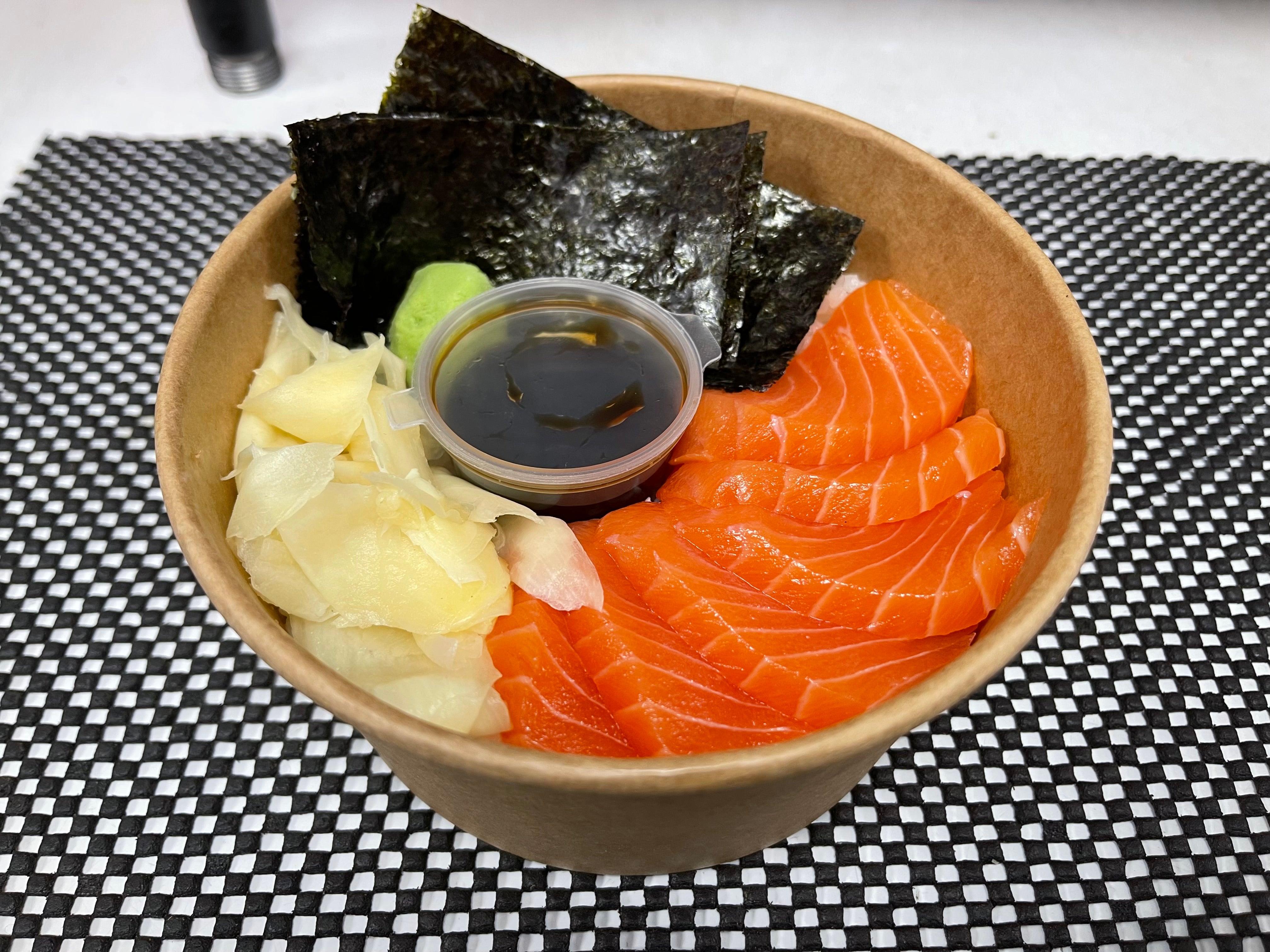 Premium sake donburi (cold)