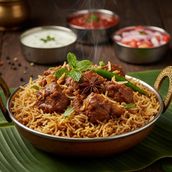 Seeraga Samba Mutton Chuka Biriyani