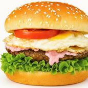 Burger with Egg
