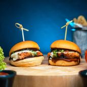 BBQ Grilled Chicken Sliders