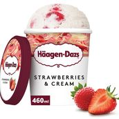 Haagen-Dazs Strawberries And Cream Pint Ice Cream 460ml