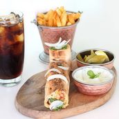 Kofta Wrap Meal