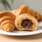 Dark chocolate croissant