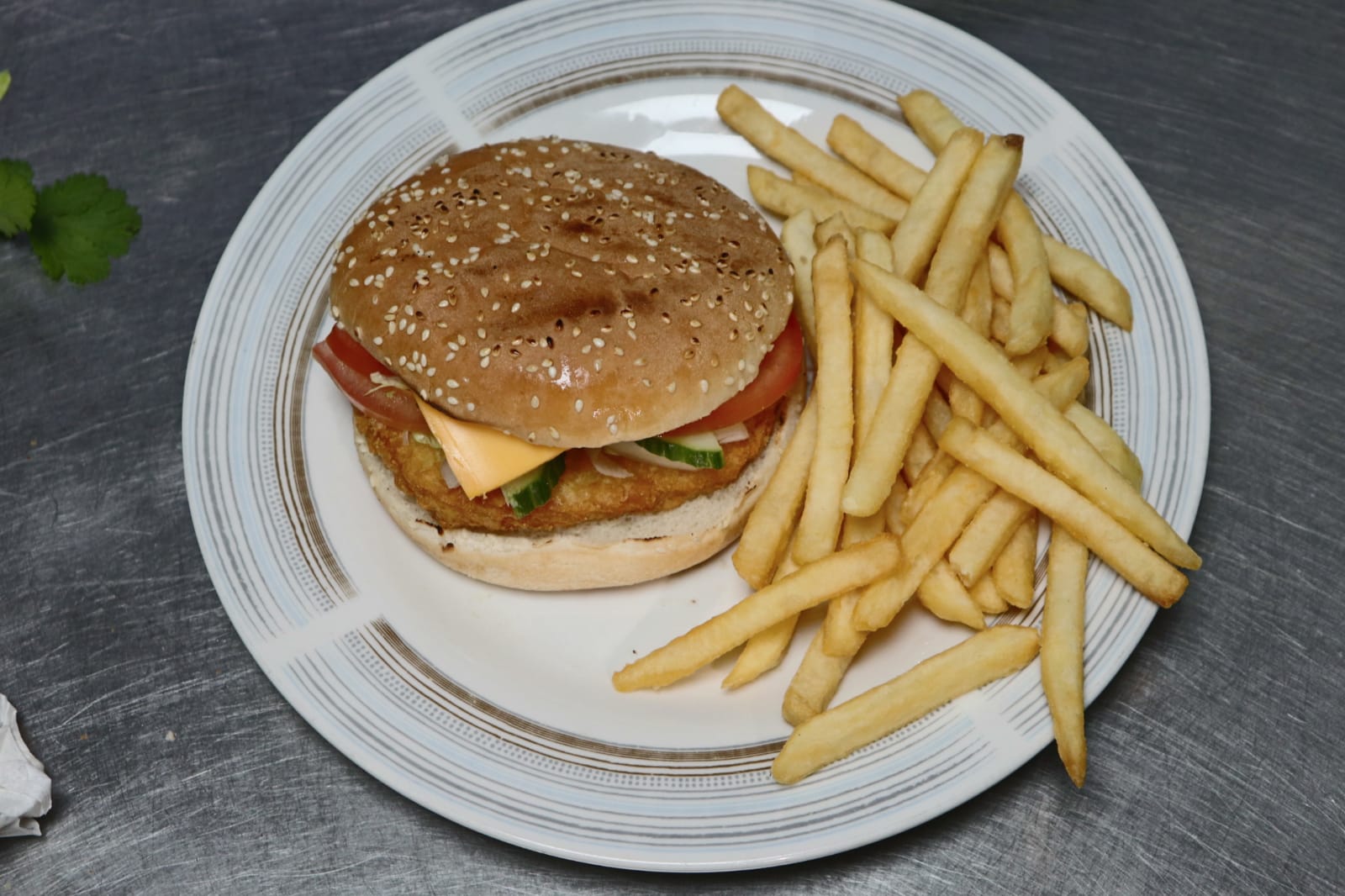 Chicken Steak  Burger