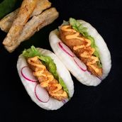 Crispy Fried Prawn Bao