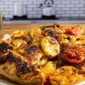 Oven Baked Chicken And Potatoes