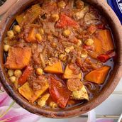 Vegetables With Meat Tagine