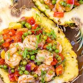 Pineapple Seafood Dish