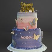 Butterfly Cake Two Layer 01