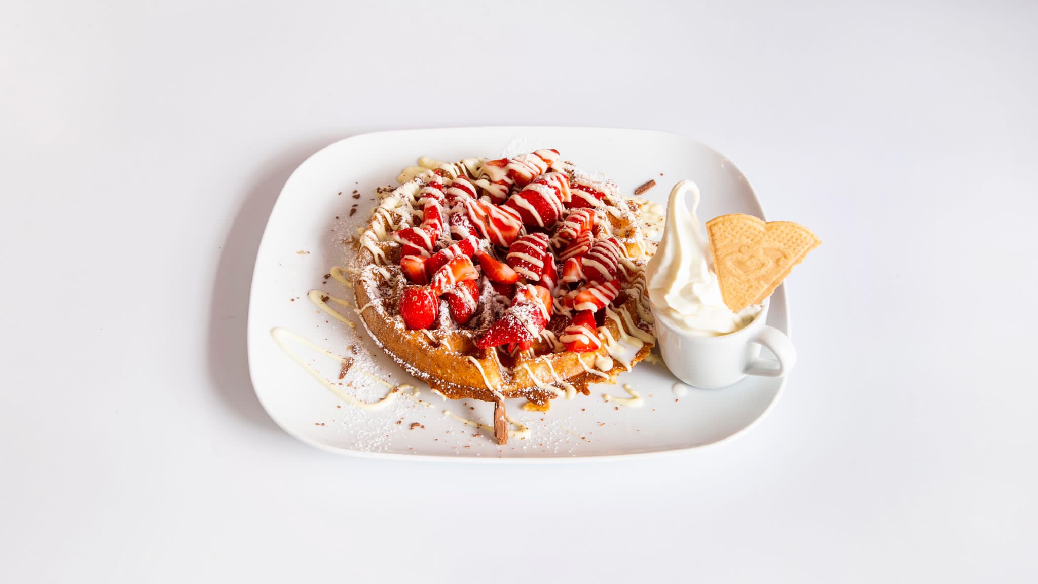 Strawberry Delight Bubble Waffle