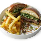 NOMA Mushroom Sliders Beef burger 