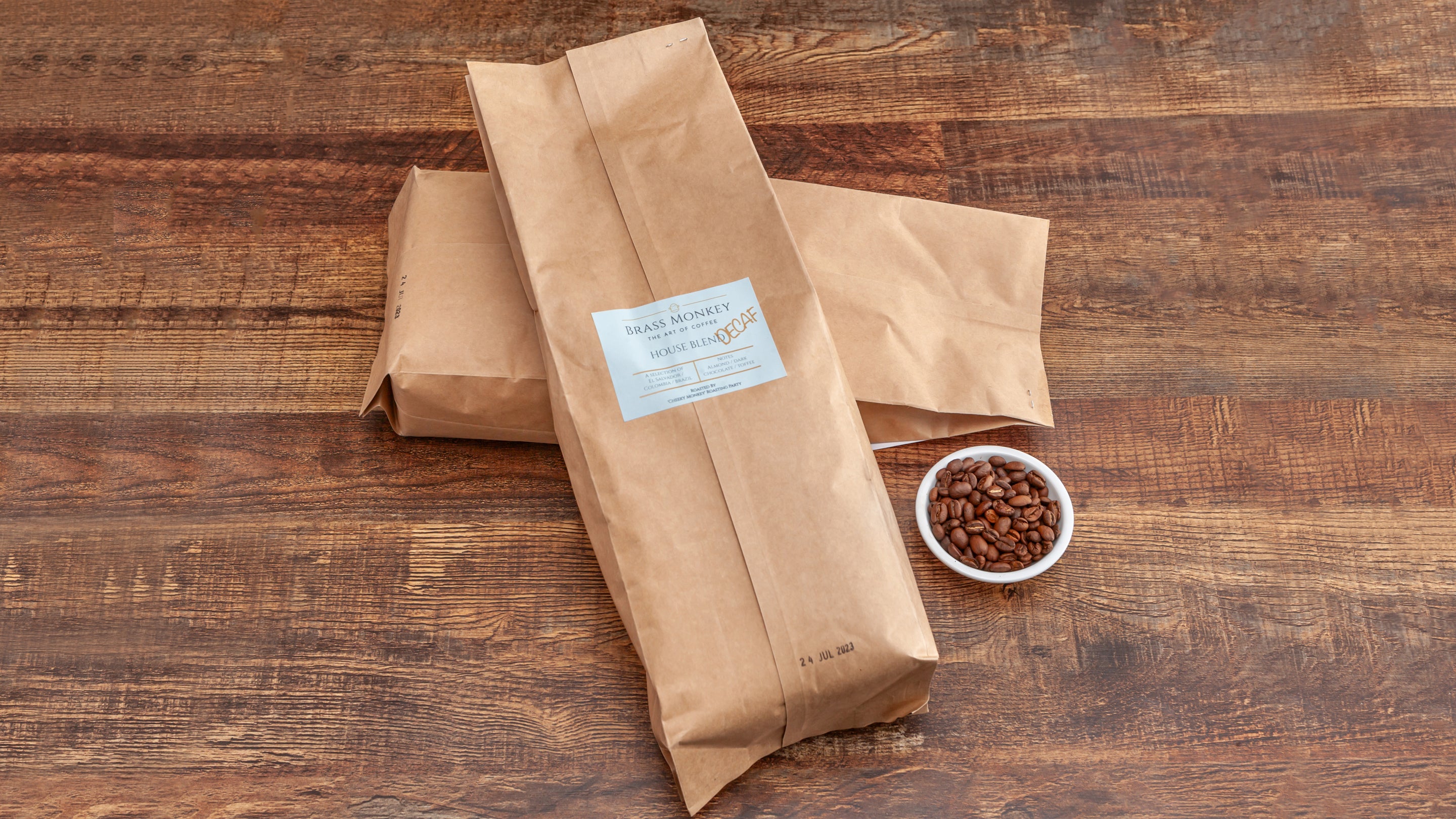 Brass Monkey House Blend Decaf 1KG