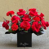 Best Seller Paper Bag Bouquet (Red)