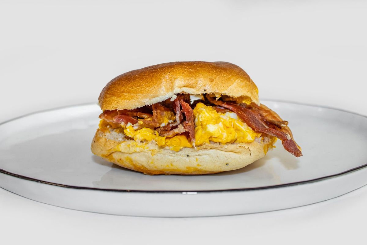 Egg and Bacon Bagel