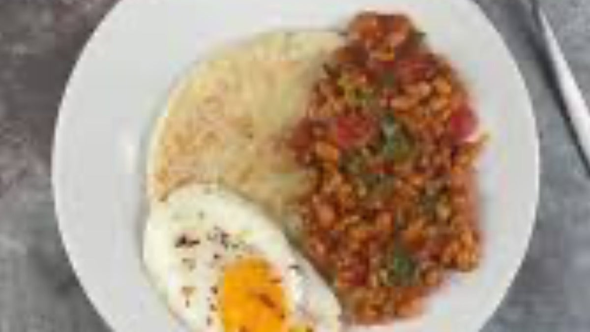 Porota+Eggs+Beans+Hash Brown