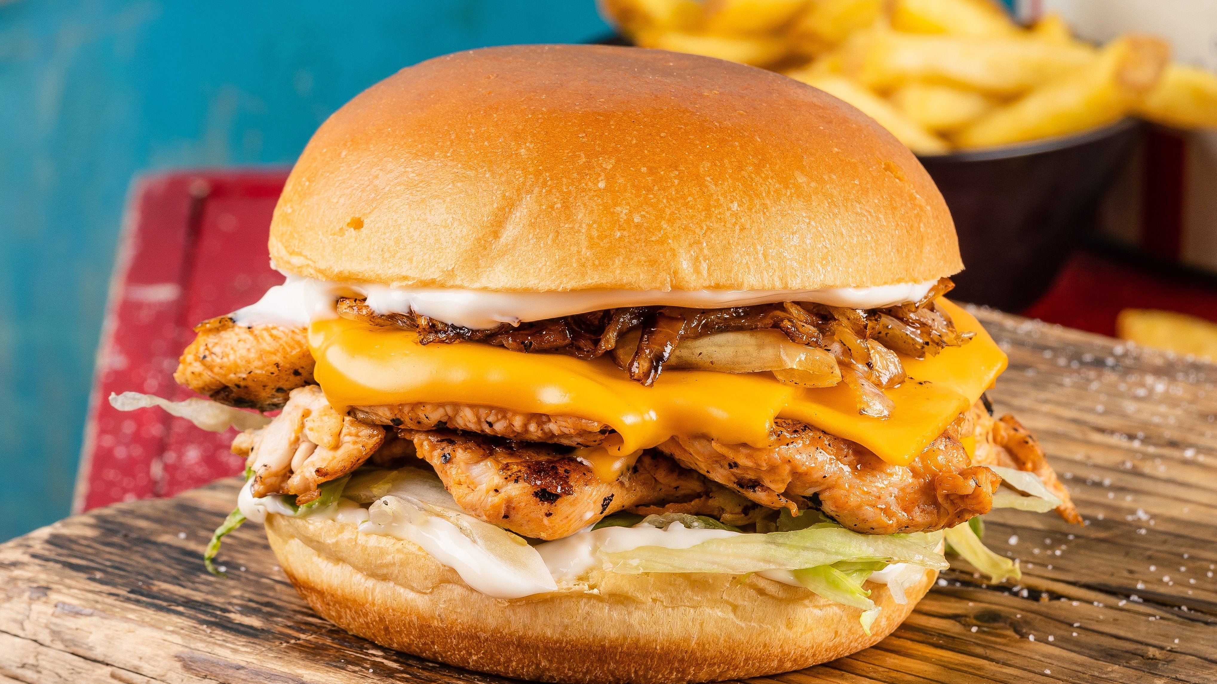 Super Smash Chicken Burger